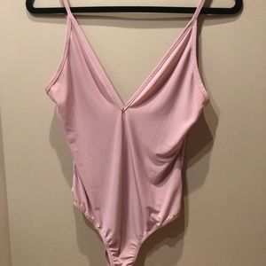 Pink mauve leotard L
